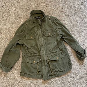 Green army jacket